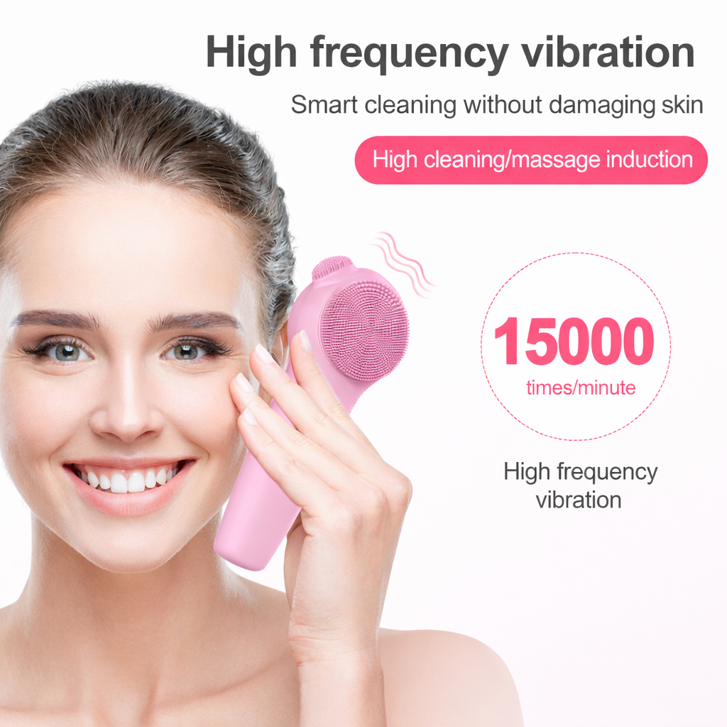 3-in-1 Heated Sonic Facial Cleansing Brush