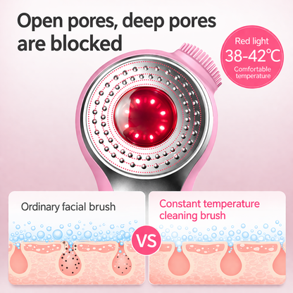 3-in-1 Heated Sonic Facial Cleansing Brush