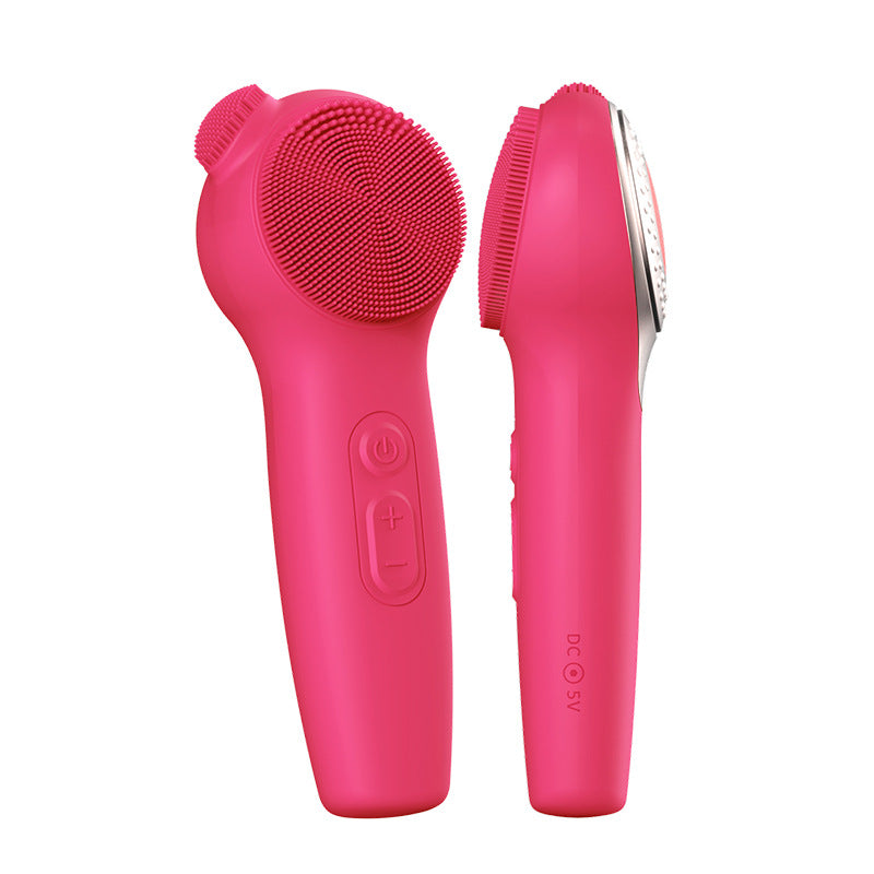 3-in-1 Heated Sonic Facial Cleansing Brush