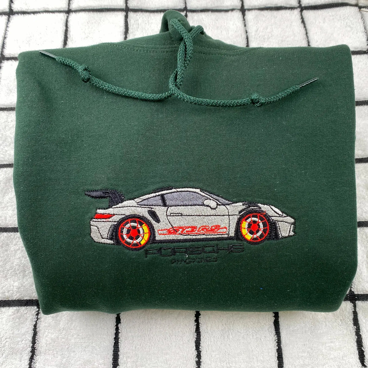 Custom Car Embroidered Hoodie
