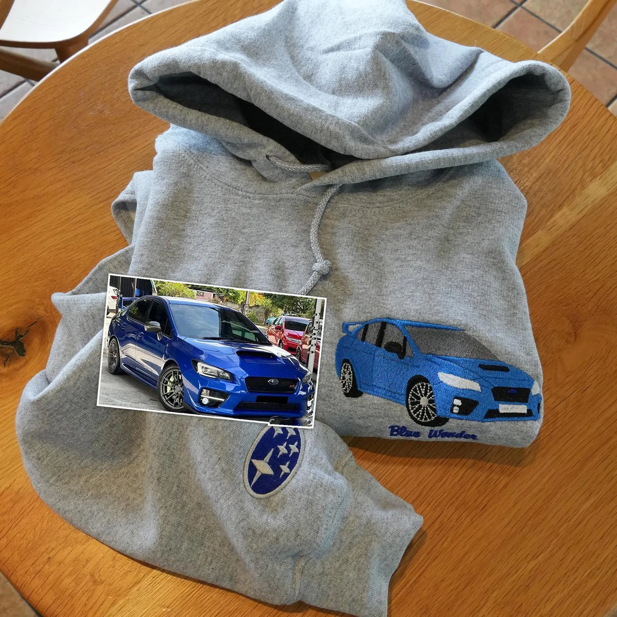 Custom Car Embroidered Hoodie