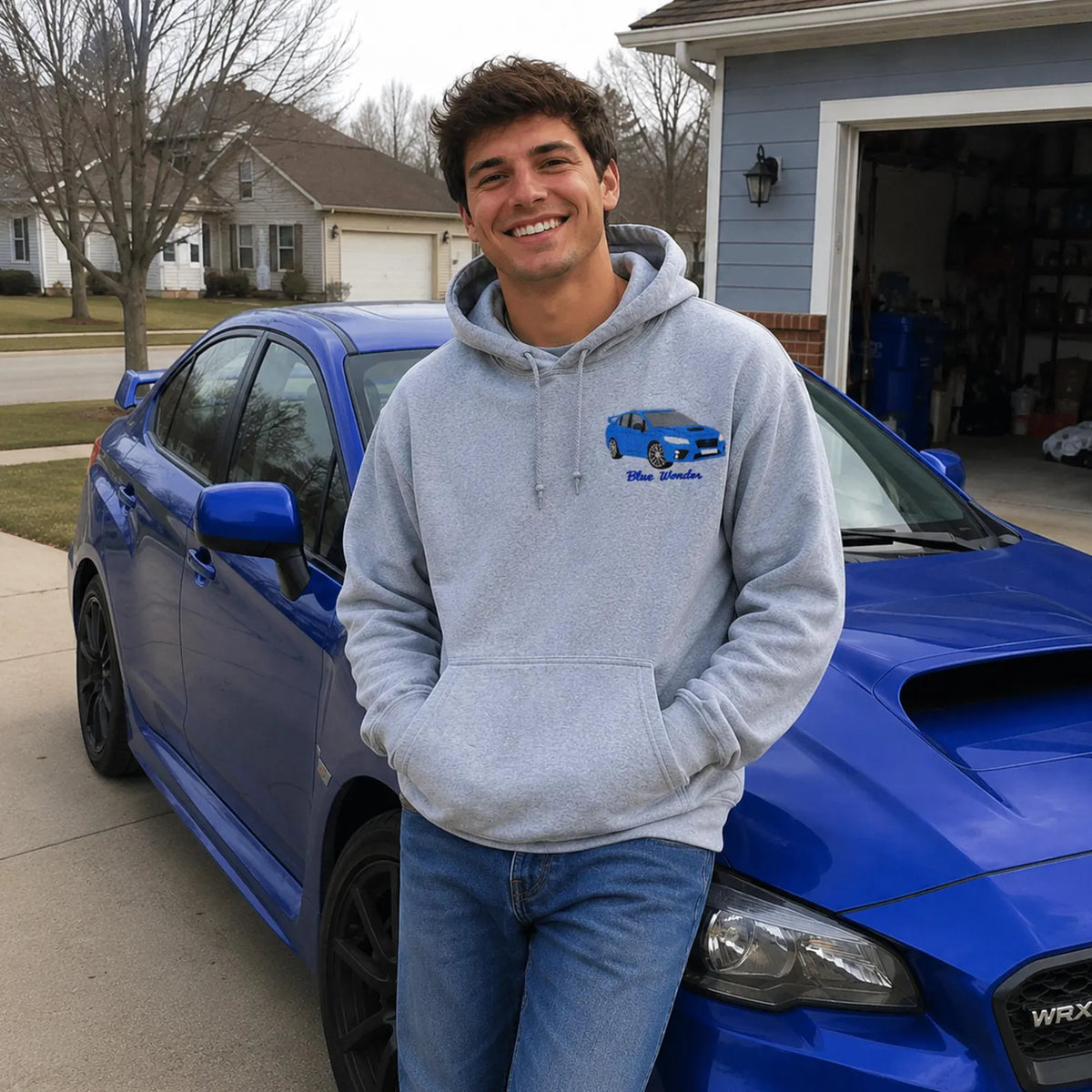 Custom Car Embroidered Hoodie