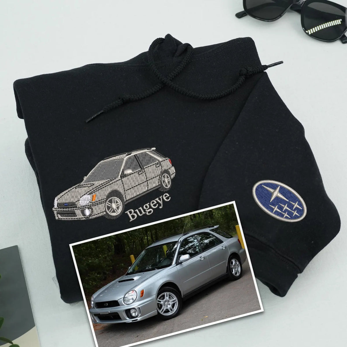 Custom Car Embroidered Hoodie