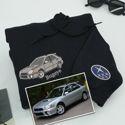 Custom Car Embroidered Hoodie