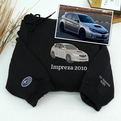 Custom Car Embroidered Hoodie