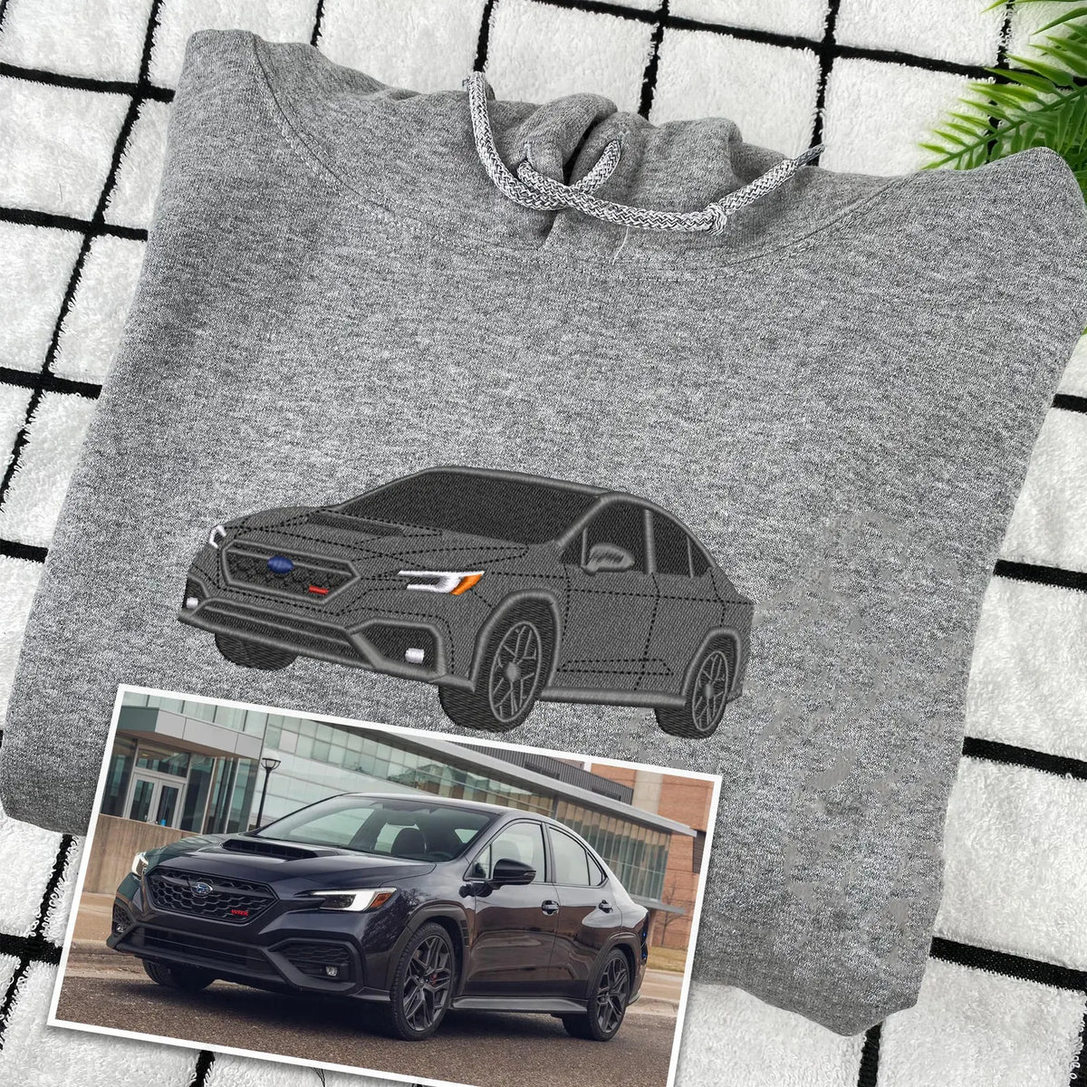 Custom Car Embroidered Hoodie